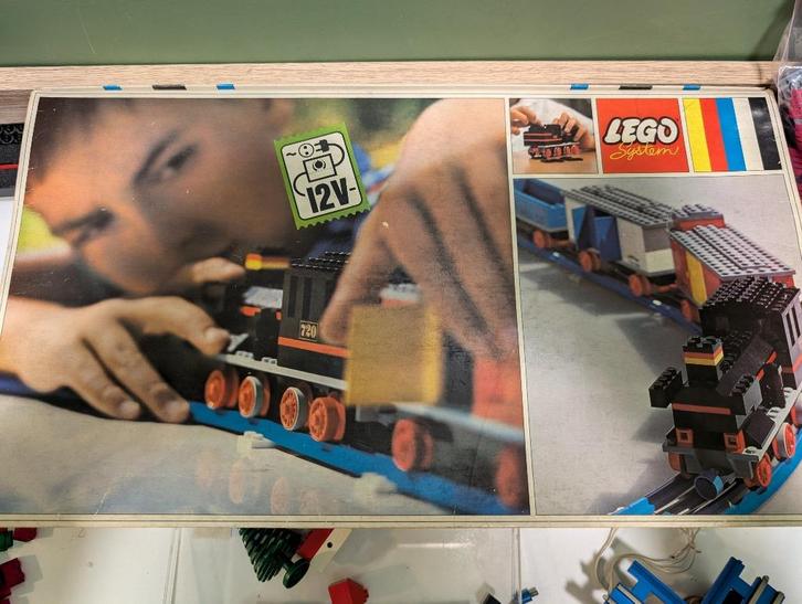 Lego trein 720 werkend + extra, Kinderen en Baby's, Speelgoed | Duplo en Lego, Gebruikt, Lego, Ophalen