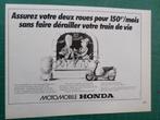 Honda Lead - publicité papier - 1987, Collections, Marques & Objets publicitaires, Autres types, Utilisé, Enlèvement ou Envoi