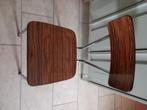 Vintage formica stoel, Gebruikt, Vintage, Bruin, Eén