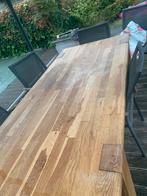 Eiken tuintafel, Tuin en Terras, Terrasdelen en Vlonders, Ophalen, Zo goed als nieuw, Hout