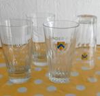 2 Ginder- Alle + 2 Geuze - Belle vue glazen, Verzamelen, Glas en Drinkglazen, Ophalen, Zo goed als nieuw, Bierglas