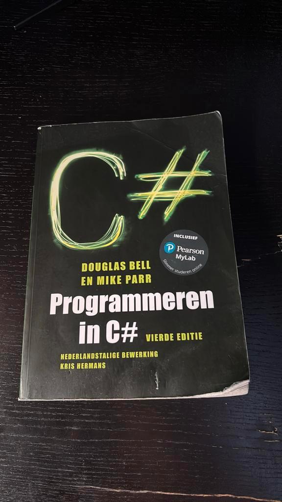 Programmeren in C#, 4e editie met MyLabNL toegangscode, Boeken, Schoolboeken, Zo goed als nieuw, Nederlands, Ophalen