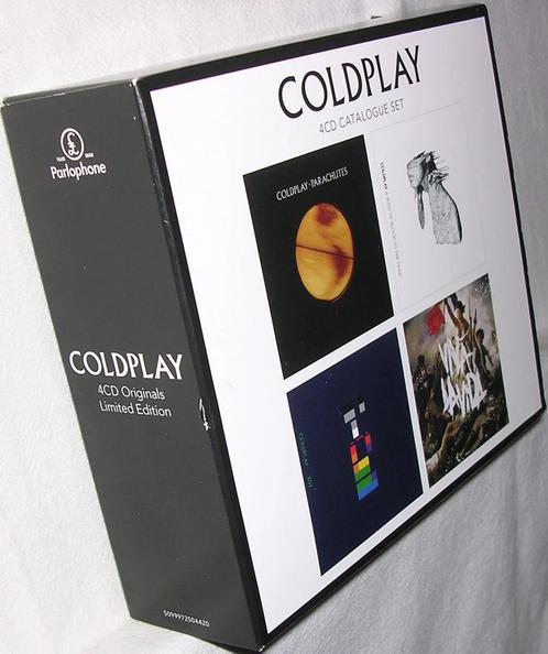 Coldplay - 4CD Catalogue Set, CD & DVD, CD | Pop, Comme neuf, Enlèvement ou Envoi