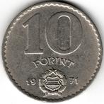 Hongarije : 10 Forint 1971  KM#595  Ref 14559, Ophalen of Verzenden, Losse munt, Hongarije