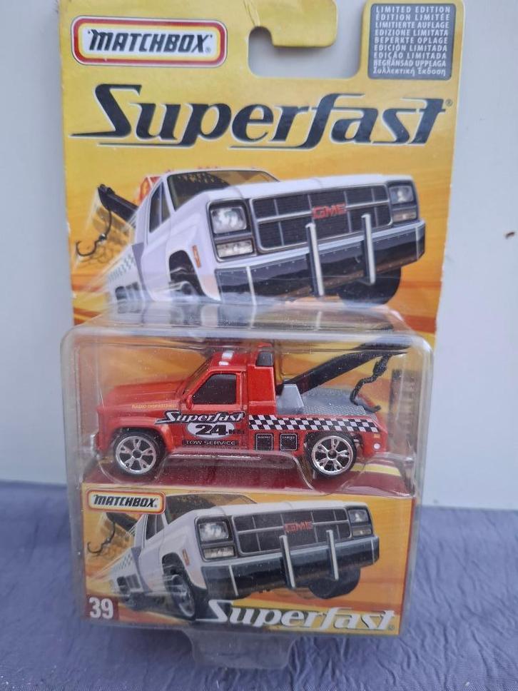 Matchbox nr. 39 GMC WRECKER ORANGE Superfast, Verzamelen, Speelgoed, Nieuw, Ophalen of Verzenden