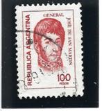 Argentinië 1977 Generaal José de San Martin, Ophalen of Verzenden, Gestempeld, Zuid-Amerika