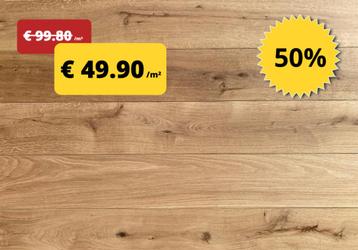 Eiken parket voor € 49.90 /m² incl BTW - 50% KORTING beschikbaar voor biedingen