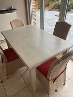 Keukentafel en 4 stoelen Vincent Shepperd, Huis en Inrichting, Complete eetkamers, Ophalen, Gebruikt