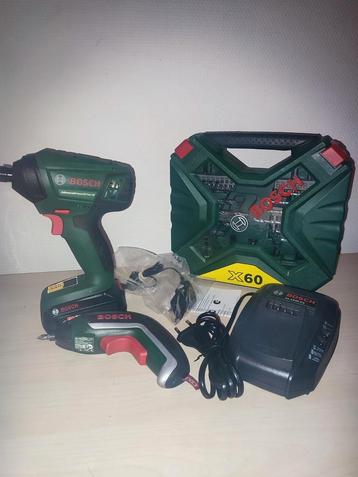 Pack bosch neuf visseuse et boulonneuse+ embouts et mèches  beschikbaar voor biedingen