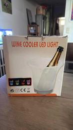 Wijnkoeler met licht in, Ophalen, Nieuw
