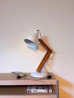Bureaulamp, Huis en Inrichting, Lampen | Tafellampen, Ophalen, Gebruikt, Hout, Minder dan 50 cm