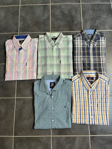 Lot van 5 hemden heren diverse merken maat XL beschikbaar voor biedingen