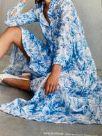 SCAPA lichtblauw/wit linnen lange jurk BLOSSOM - 40, Kleding | Dames, Maat 38/40 (M), Scapa, Blauw, Nieuw