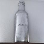 Wanddecoratie: Mega Chateau Wijnfles - gepolijst aluminium