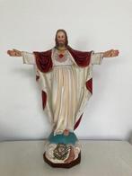 Beeld Heilig Hart van Jezus (54 cm), Antiek en Kunst, Antiek | Religieuze voorwerpen, Ophalen of Verzenden