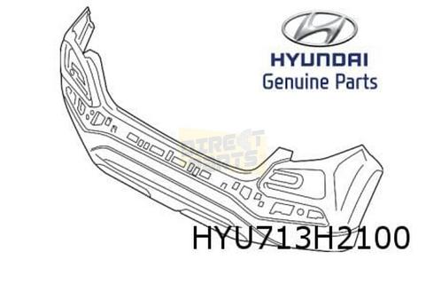 Hyundai	Kona (11/17-2/21) achterbumper (te spuiten) Originee, Auto-onderdelen, Carrosserie, Bumper, Hyundai, Achter, Nieuw, Ophalen of Verzenden