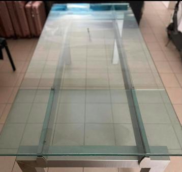 Table en verre a donner beschikbaar voor biedingen