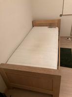 1 persoons bed, 100 cm, Eenpersoons, Bruin, 220 cm