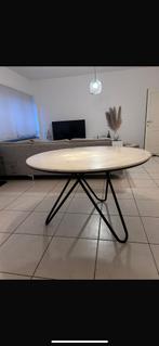 Echte marmeren eettafel 4personen, Ophalen, Zo goed als nieuw, Rond