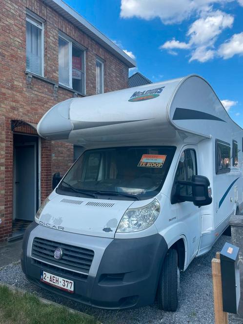 Mclouis Fiat mobilhome lage kilometerstand!, Caravans en Kamperen, Mobilhomes, Particulier, Half-integraal, tot en met 6, Fiat