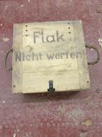 Jolie caisse Flak ww2 avec étiquettes, Enlèvement