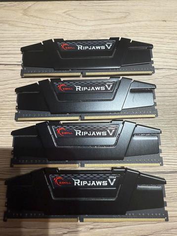 G.Skill Ripjaws 4 x 8 GB DDR4 4000 MHz, 32 GB, Enlèvement ou Envoi, DDR4, Utilisé