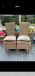 rotan stoelen, Huis en Inrichting, Stoelen, Ophalen, Gebruikt, Twee, Overige kleuren