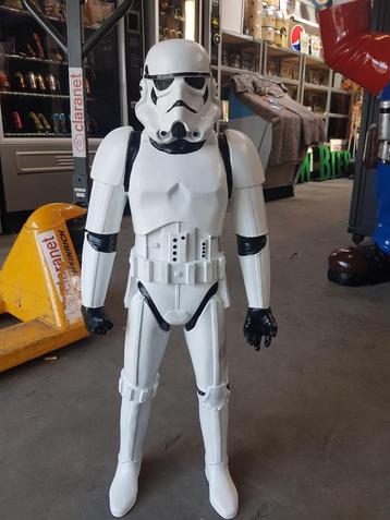 Starwars trooper beeld wit Polystone Nieuw  beschikbaar voor biedingen