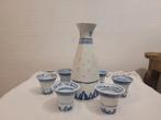 traditionele sake-set van porselein met rijstoog, Ophalen of Verzenden