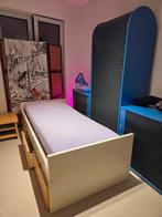 Lit simple avec sommier à lattes et matelas., Enlèvement, Une personne