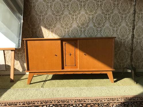 Meubles vintage - ancien meuble avec miroir - buffet, Huis en Inrichting, Kasten | Dressoirs, Gebruikt, 150 tot 200 cm, 50 tot 75 cm