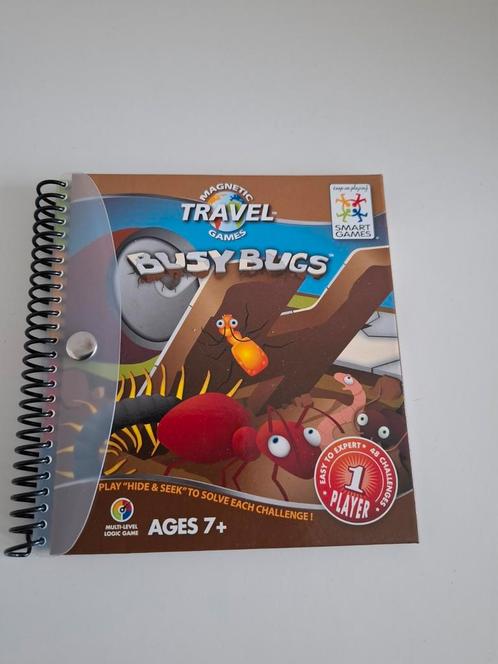Smartgame Busy Bugs, Hobby en Vrije tijd, Gezelschapsspellen | Bordspellen, Zo goed als nieuw, Een of twee spelers, Reisspel, Ophalen of Verzenden