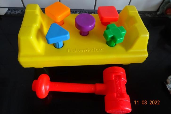 Fisher Price Tik & Draai Werkbank*VINTAGE*, Kinderen en Baby's, Speelgoed | Fisher-Price, Ophalen of Verzenden