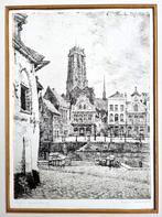 Romain Malfliet/ 1910-2006/Mechelen/ ets/ vismarkt/ Dijle, Enlèvement ou Envoi