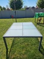 Tuintafel 8 à 10 personen GRATIS AF TE HALEN, Tuin en Terras, Tuintafels, Ophalen, Gebruikt