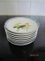 Sous-verres en porcelaine "oiseaux" vintage, Envoi, Utilisé, Verre ou Tasse