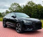 Te Koop: Audi Q3 Sportback 40 TFSI Quattro 3xS-Line Black, Auto's, Automaat, USB, Zwart, Leder