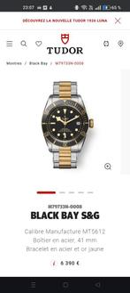 Montre TUDOR black bay S&G, Handtassen en Accessoires, Horloges | Heren, Ophalen of Verzenden, Goud, Goud