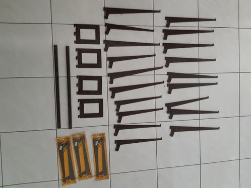 Verschillende ijzers om plank aan muur te hangen, Huis en Inrichting, Woonaccessoires | Wanddecoraties, Nieuw, Ophalen of Verzenden