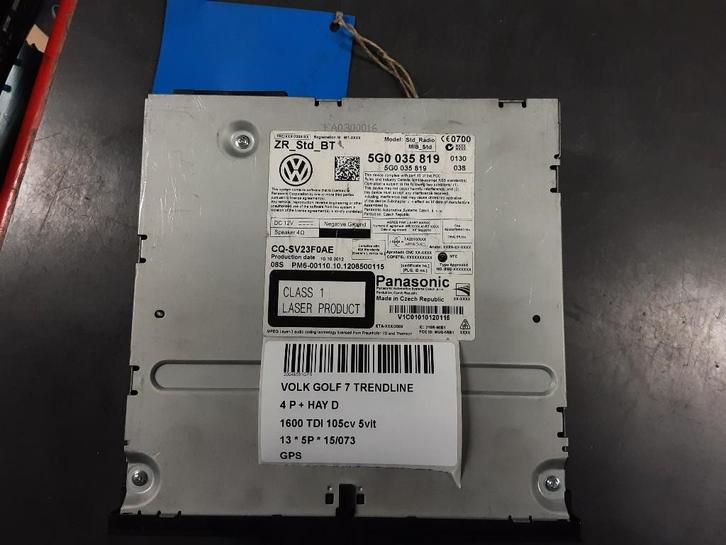 NAVIGATIE SYSTEEM Volkswagen Golf VII (AUA) (5G0035819), Auto-onderdelen, Overige Auto-onderdelen, Volkswagen, Gebruikt