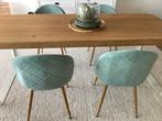 Eetkamerstoel met kussen., Huis en Inrichting, Stoelen, Ophalen, Zo goed als nieuw, Japandi stijl., Vier
