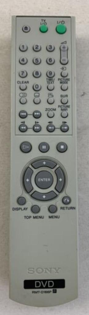 Lecteur DVD avec télécommande Sony RMT-D166P, œuvres origina, TV, Hi-fi & Vidéo, Télécommandes, Utilisé, Originale, DVD, Envoi