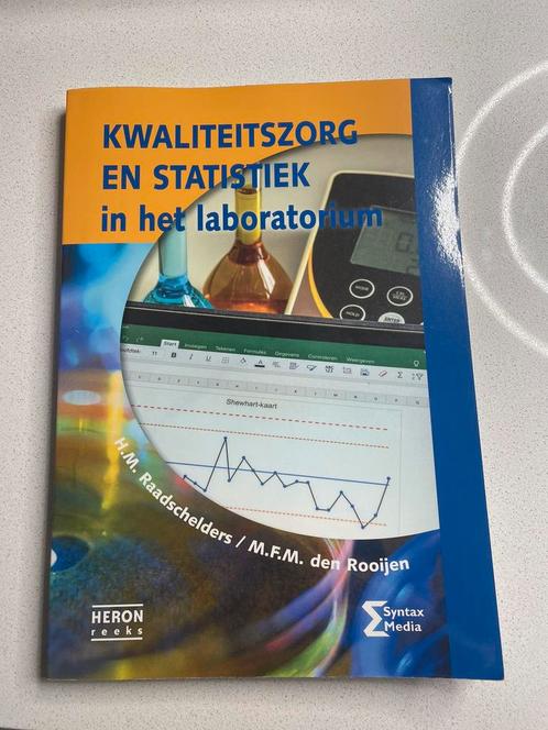 Kwaliteitszorg en statistiek in het laboratorium, Boeken, Studieboeken en Cursussen, Zo goed als nieuw, Ophalen