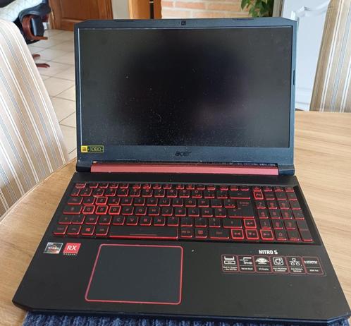 Acer Nitro 5 (AN515-43) - Voor onderdelen of om te repareren, Computers en Software, Windows Laptops, Niet werkend, 15 inch, HDD