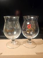 2 duvel glazen, Ophalen of Verzenden, Zo goed als nieuw, Duvel