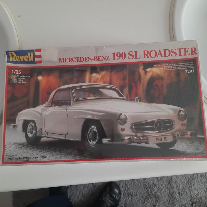 REVELL 1/25 VINTAGE : MERCEDES 190SL CABRIO*SCELLÉE*NEUF*, Hobby & Loisirs créatifs, Modélisme | Voitures & Véhicules, Neuf, Voiture