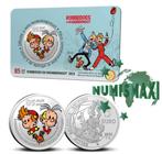 5 euro België 2023 Robbedoes en Kwabbernoot gekleurd  in CC, Postzegels en Munten, Ophalen of Verzenden, België, 5 euro