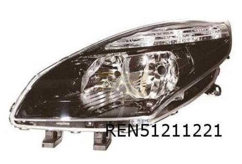 Renault Scenic / Grand Scenic (4/09-1/12) koplamp Links zwar, Auto-onderdelen, Verlichting, Renault, Nieuw, Verzenden