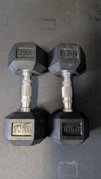 Dumbbell hex 10 Kg, Sport en Fitness, Fitnessmaterialen, Ophalen, Zo goed als nieuw, Dumbbell