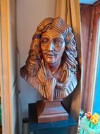 Zeer zwaar volhouten beeld, Antiquités & Art, Art | Sculptures & Bois, Enlèvement